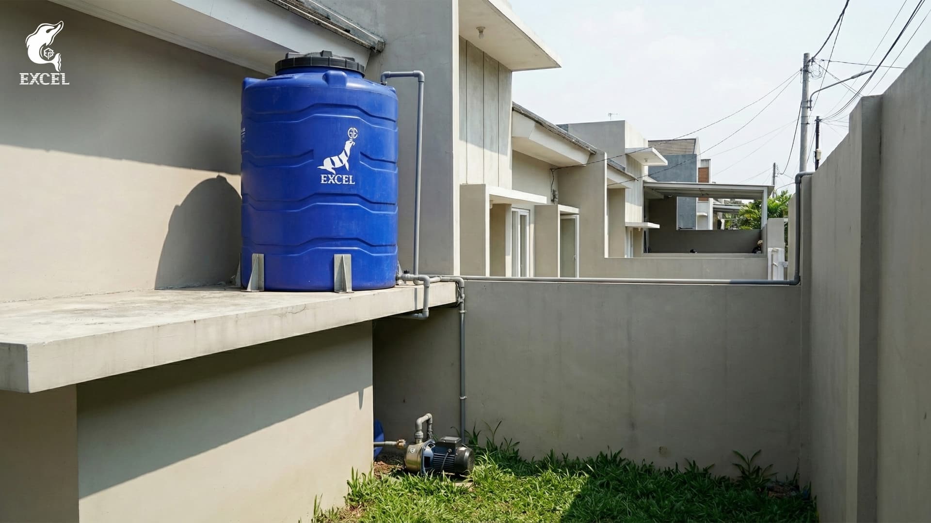 tangki air EXCEL di rumah
